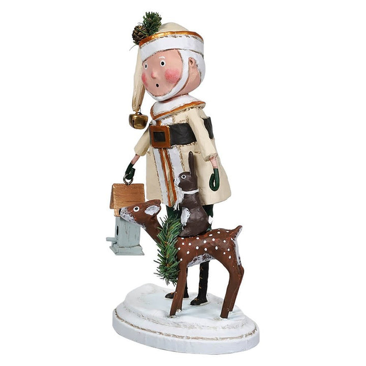 Lori Mitchell Christmas Collection: Woodland Santa Figurine sparkle-castle