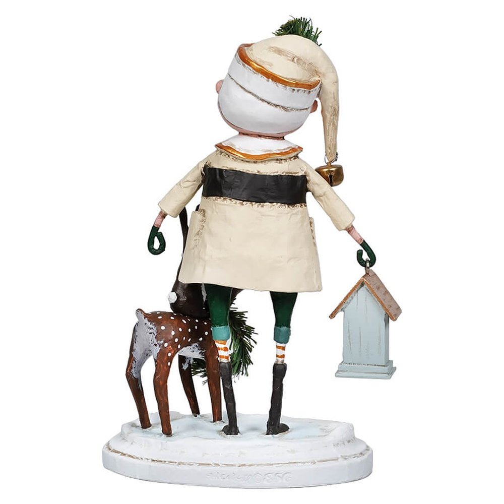 Lori Mitchell Christmas Collection: Woodland Santa Figurine sparkle-castle