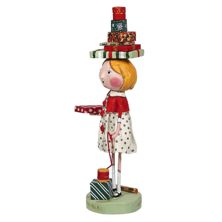 Lori Mitchell Christmas Collection: Wrappings and Ribbons Figurine sparkle-castle