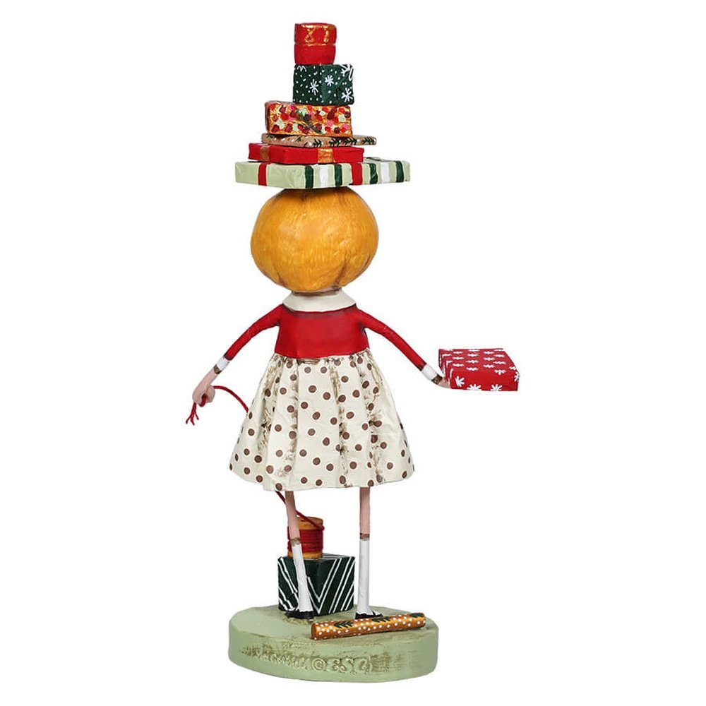 Lori Mitchell Christmas Collection: Wrappings and Ribbons Figurine sparkle-castle