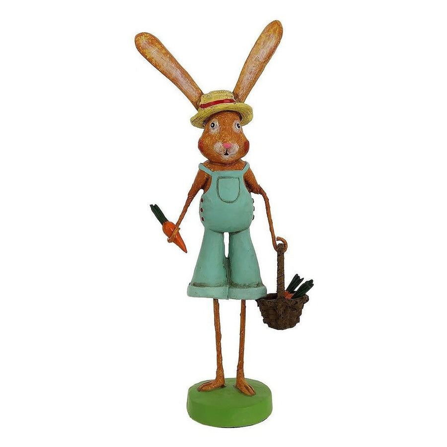 Lori Mitchell Easter Sunday Collection: Carrot Farmer Cade Figurine sparkle-castle