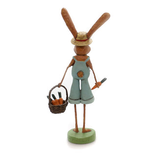Lori Mitchell Easter Sunday Collection: Carrot Farmer Cade Figurine sparkle-castle