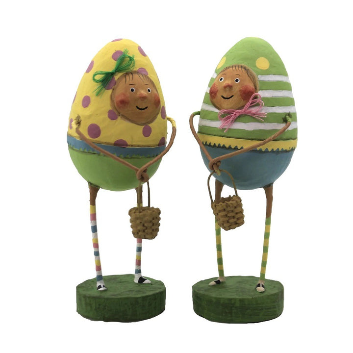 Lori Mitchell Easter Sunday Collection: Eggland's Best Duo Figurines, Set of 2 sparkle-castle