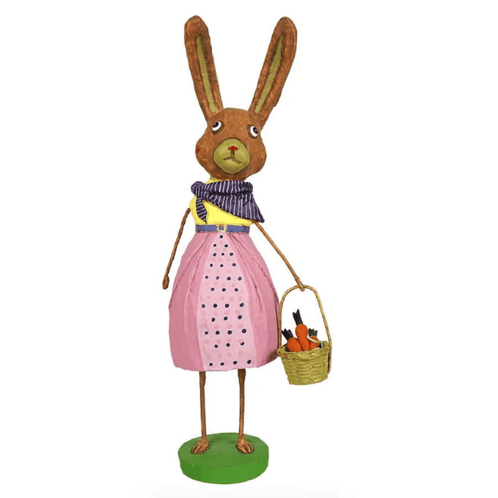 Lori Mitchell Easter Sunday Collection: Phoebe Hare Figurine sparkle-castle