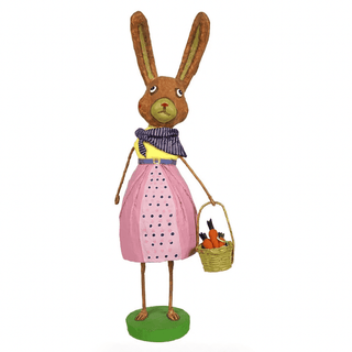 Lori Mitchell Easter Sunday Collection: Phoebe Hare Figurine sparkle-castle