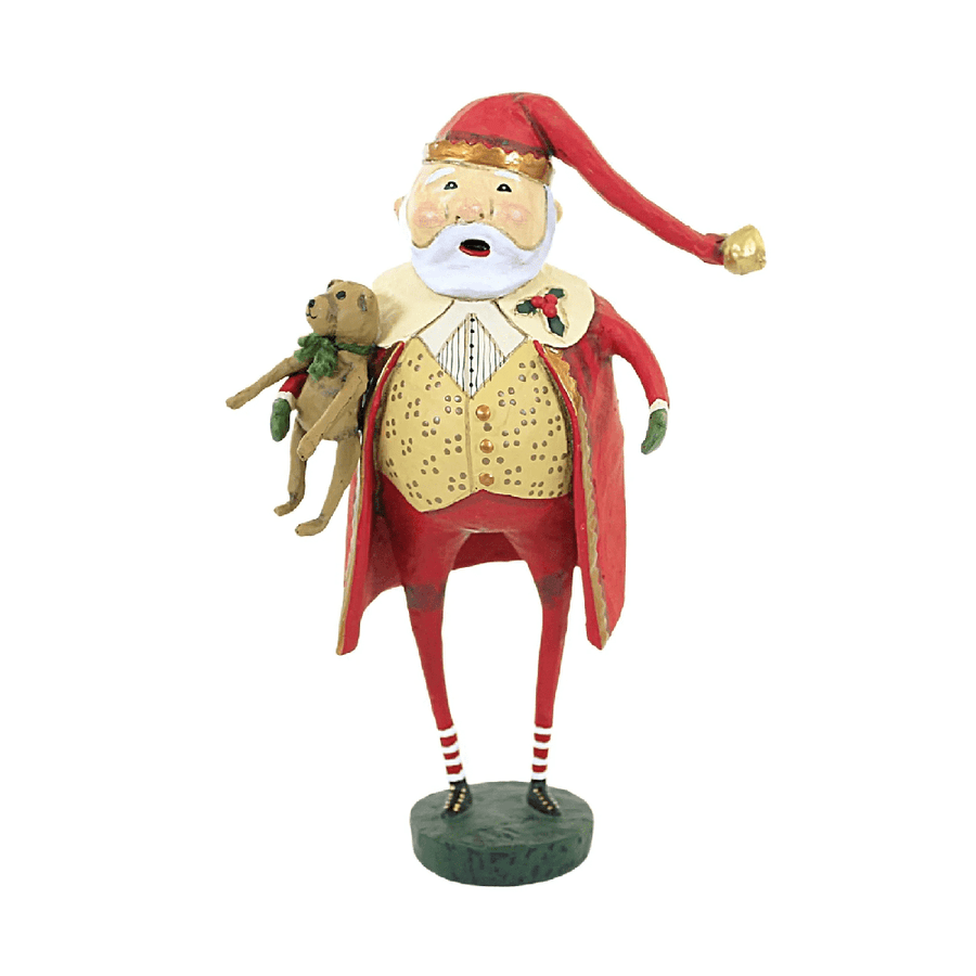 Lori Mitchell Christmas Collection: Christmas Cheer Santa Figurine sparkle-castle