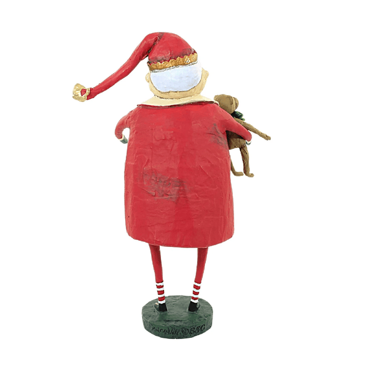 Lori Mitchell Christmas Collection: Christmas Cheer Santa Figurine sparkle-castle