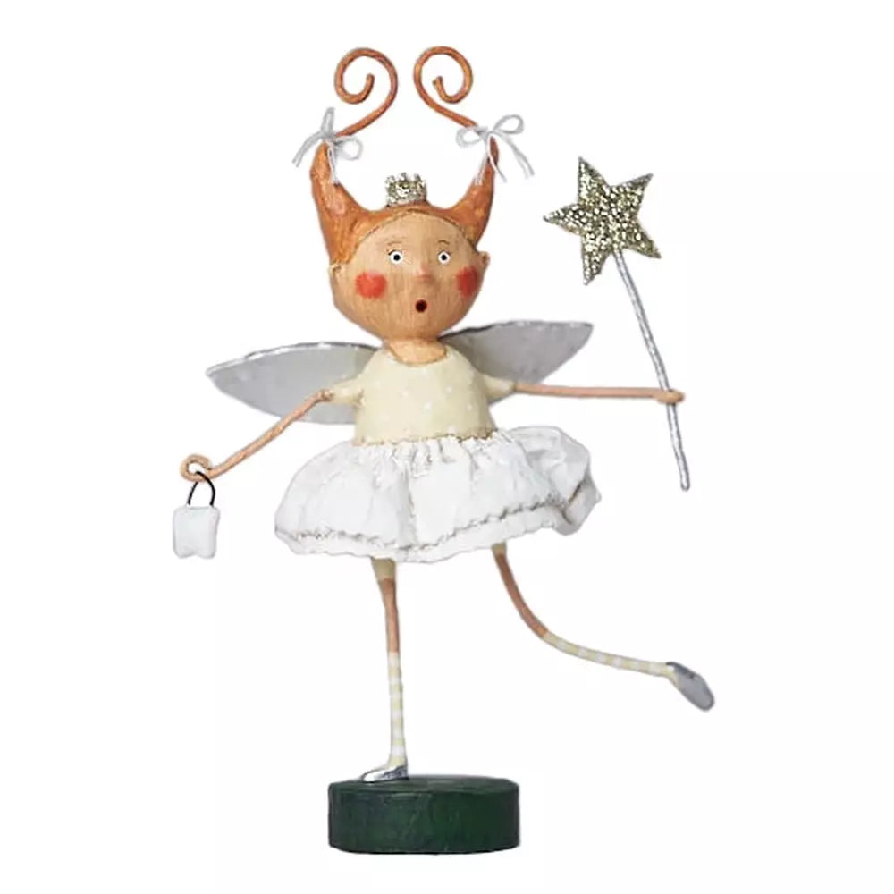 Lori Mitchell Fairytale Collection: Pearly White Tooth Fairy Figurine sparkle-castle