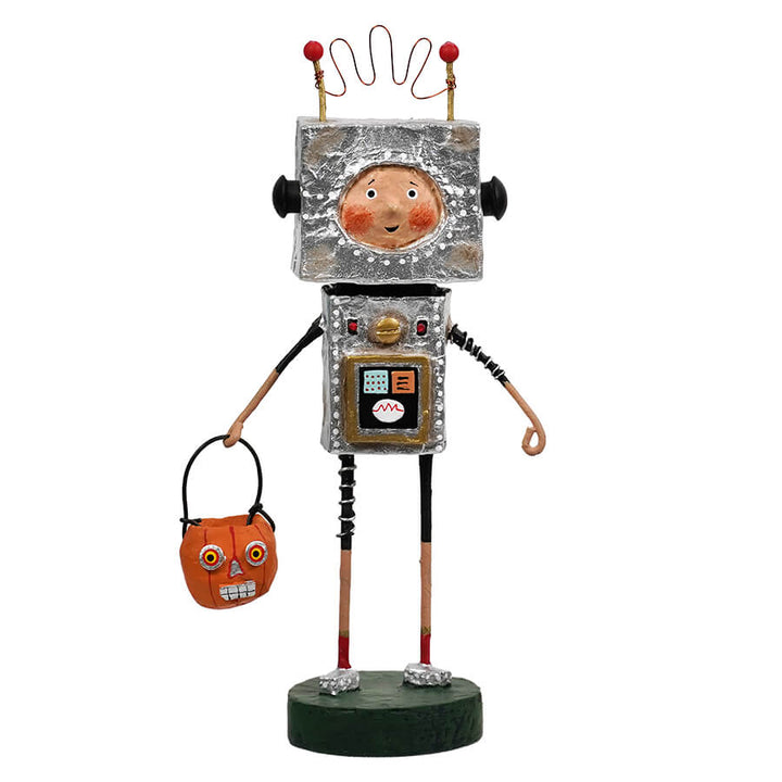 Lori Mitchell Halloween Collection: Robby Robot Figurine sparkle-castle