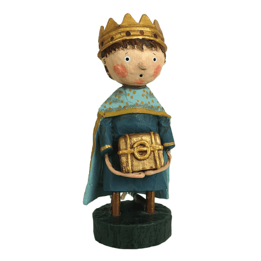 Lori Mitchell Nativity Collection: Giver of Gold Figurine sparkle-castle