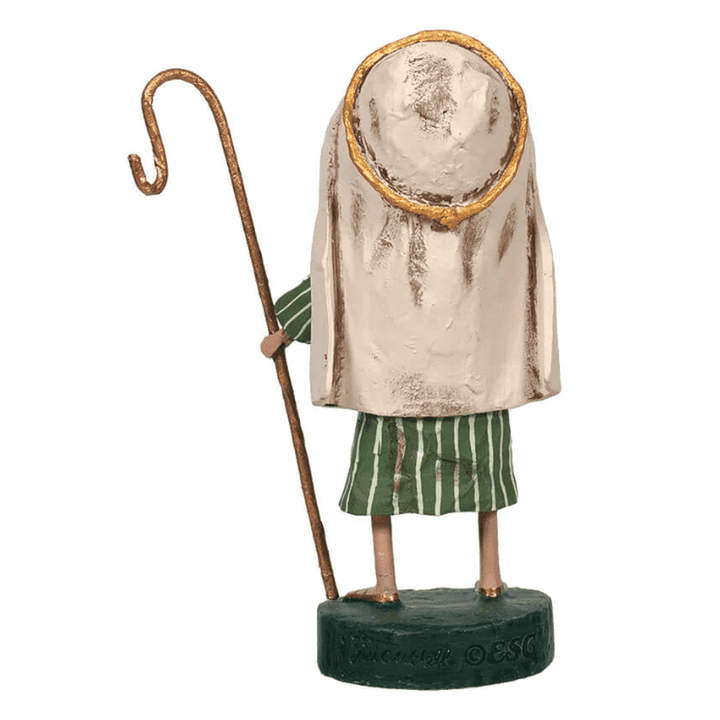 Lori Mitchell Nativity Collection: Little Shepherd Boy Figurine sparkle-castle