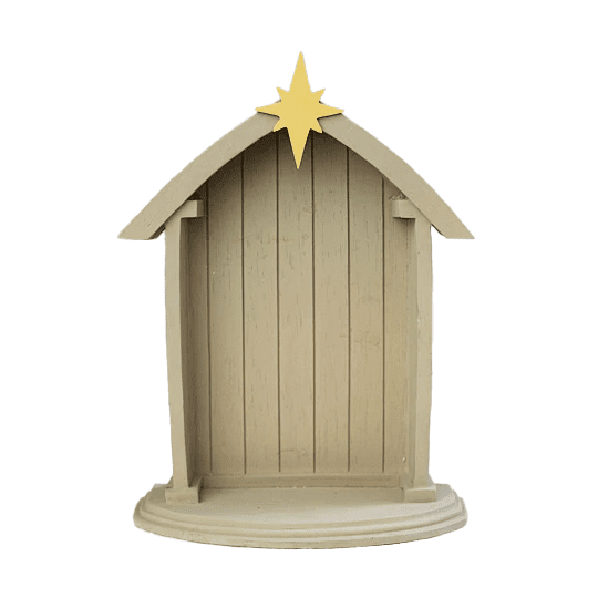 Lori Mitchell Nativity Collection: Nativity Creche sparkle-castle