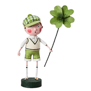 Lori Mitchell St. Patrick's Day Collection: Conner O'Clover Figurine sparkle-castle