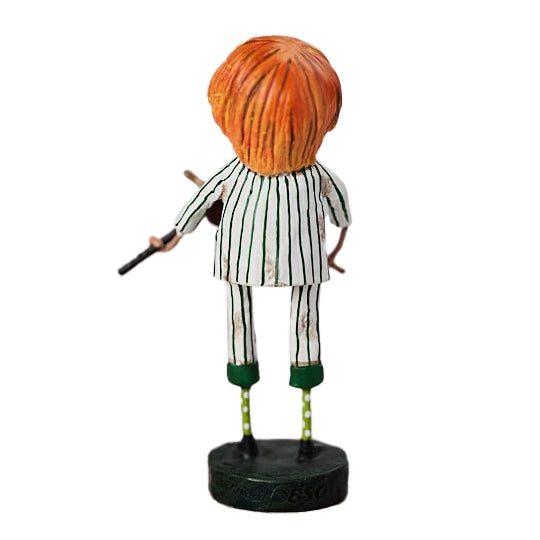 Lori Mitchell St. Patrick's Day Collection: Francis the Fiddler Figurine sparkle-castle