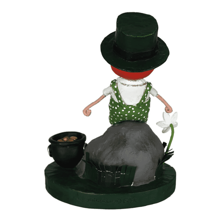 Lori Mitchell St. Patrick's Day Collection: Leprechaun Boy Figurine sparkle-castle