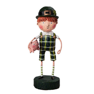Lori Mitchell St. Patrick's Day Collection: Paddy O'Swine Figurine sparkle-castle