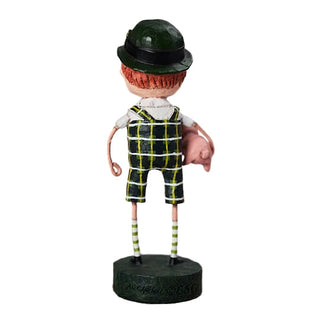 Lori Mitchell St. Patrick's Day Collection: Paddy O'Swine Figurine sparkle-castle