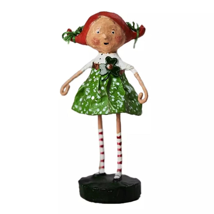 Lori Mitchell St. Patrick's Day Collection: Sweet Kelly Green Figurine sparkle-castle