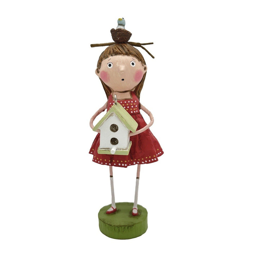 Lori Mitchell Swing into Spring Collection: Birdy's House Figurine sparkle-castle
