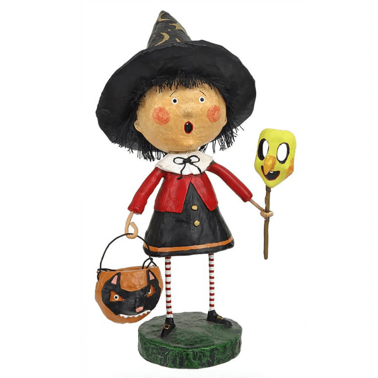 Lori Mitchell Trick Treat Collection: Trixie Witch Figurine sparkle-castle