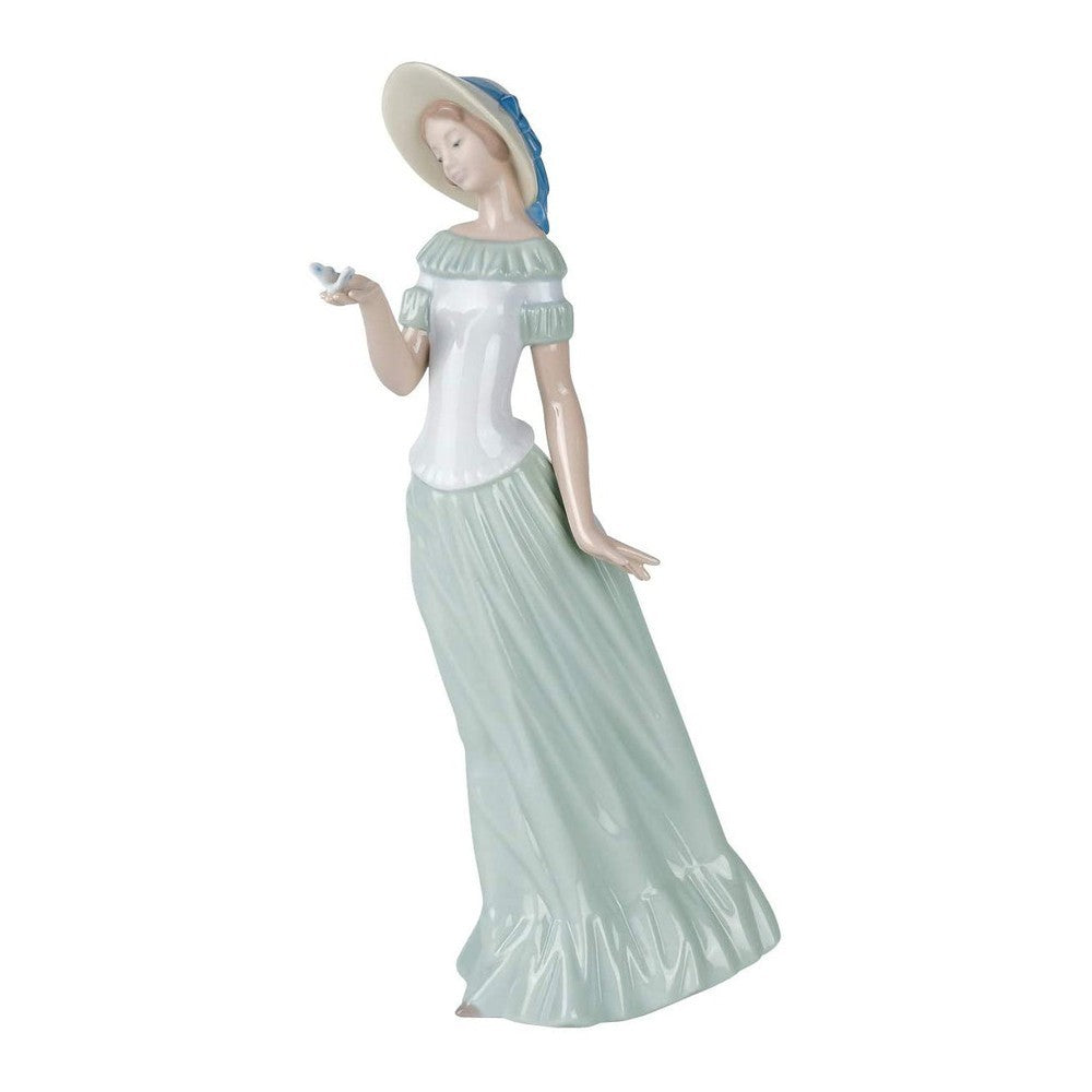 NAO Elegant Youth Collection: Butterfly's Dance Figurine sparkle-castle