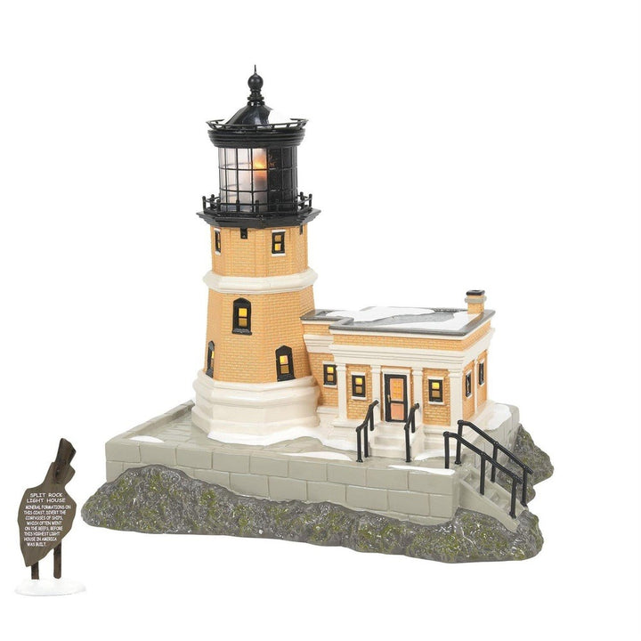 Original Snow Village: Split Rock Lighthouse, Set of 2 sparkle-castle