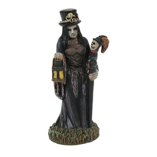 Snow Village Halloween Accessory: Madame Laveau sparkle-castle