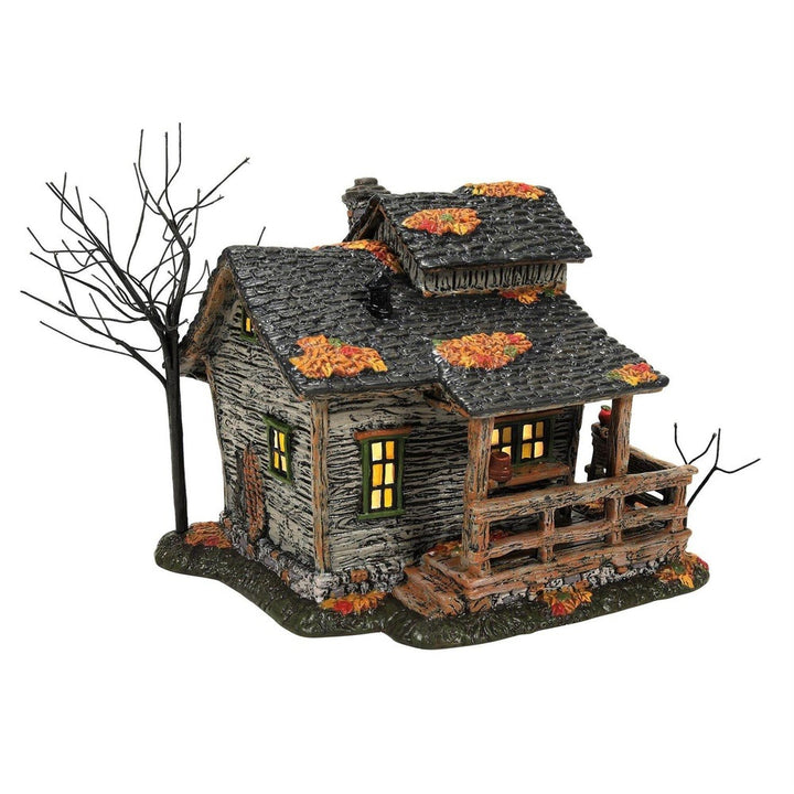 Snow Village Halloween: Ichabod Crane's House sparkle-castle