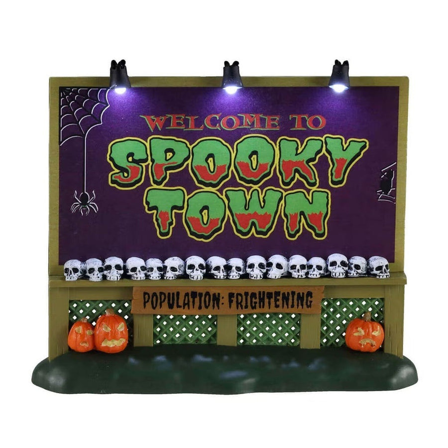 Spooky Town Village Accessory: Spooky Town Sign sparkle-castle
