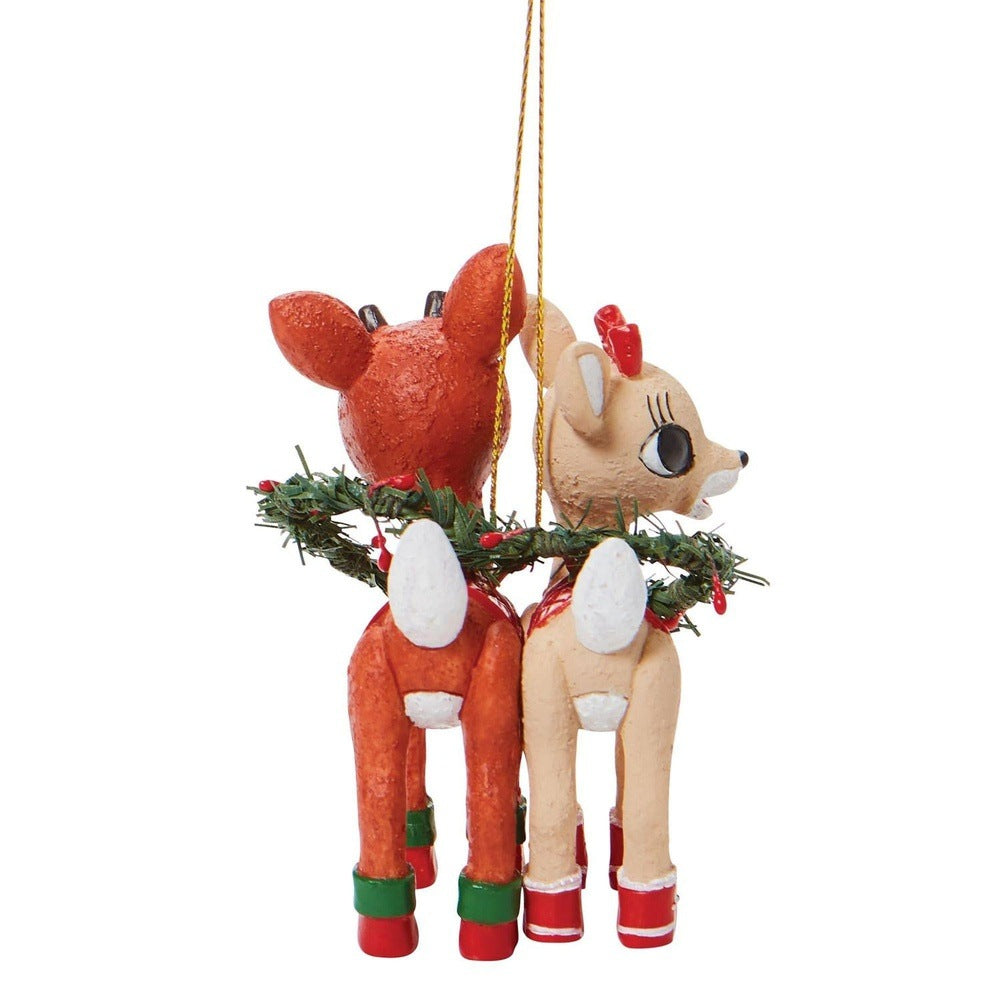 Studio Brands: Rudolph and Clarice Hanging Ornament sparkle-castle