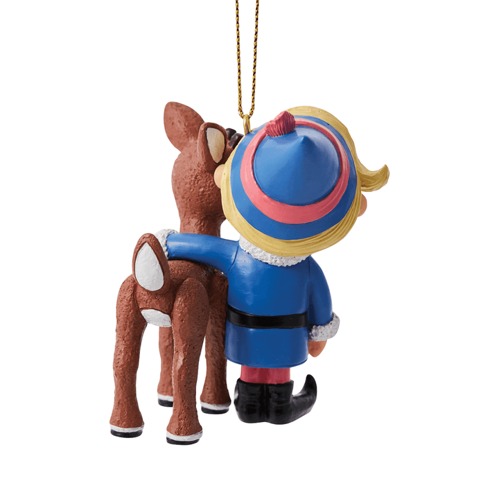 Studio Brands: Rudolph and Hermey Best Pals Hanging Ornament sparkle-castle