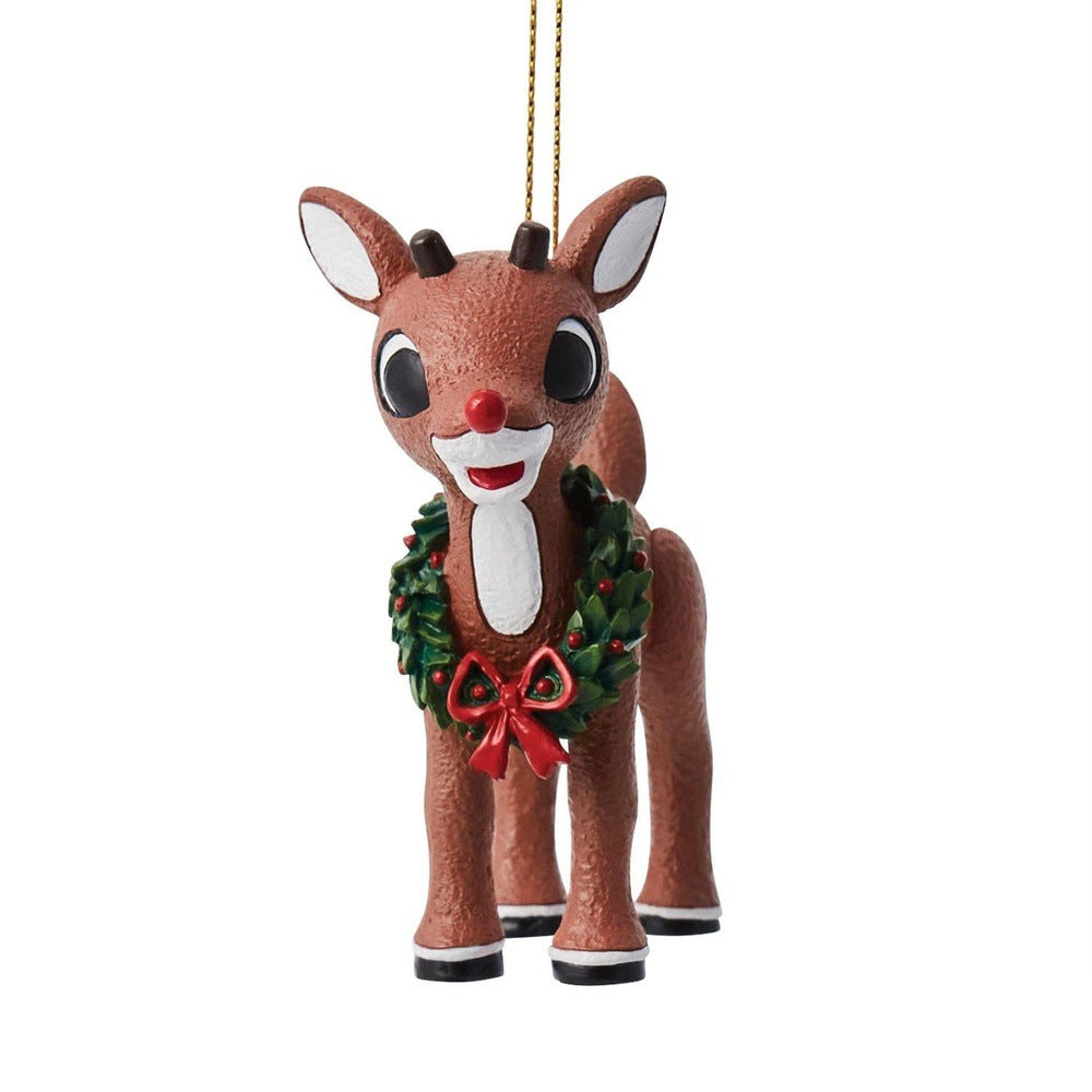 Studio Brands: Rudolph Christmas Hanging Ornament sparkle-castle