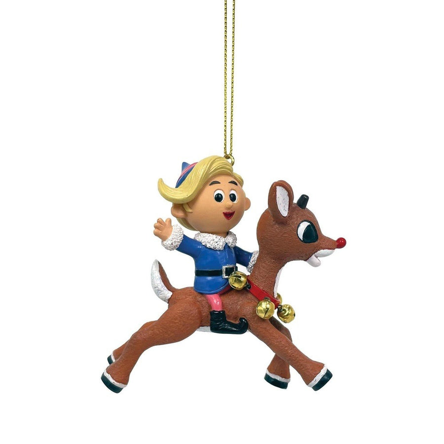 Studio Brands: Rudolph & Hermey Hanging Ornament sparkle-castle